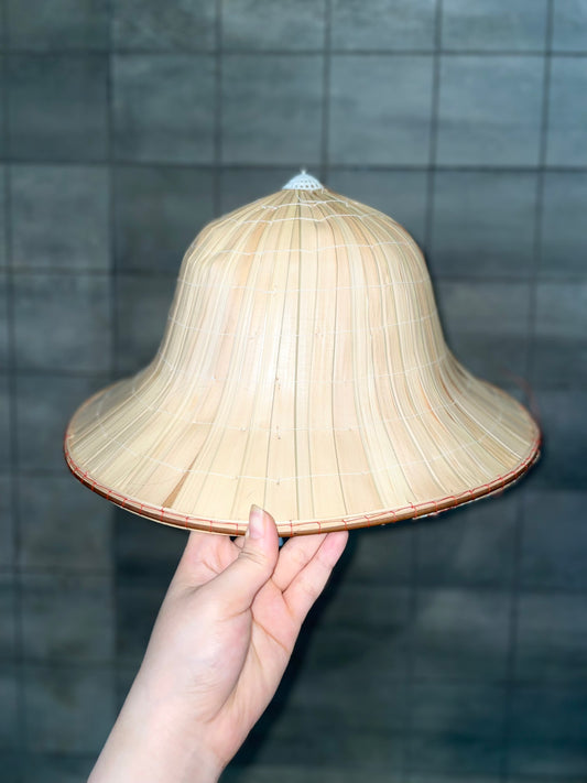 Handmade Crafted Leaf Conical Hat - Unique Leaf Conical Hat For Adventurous Journeys