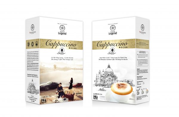 Trung Nguyen G7  Cappuccino Instant Coffee with 2 flavors Mocha & Hazelnut