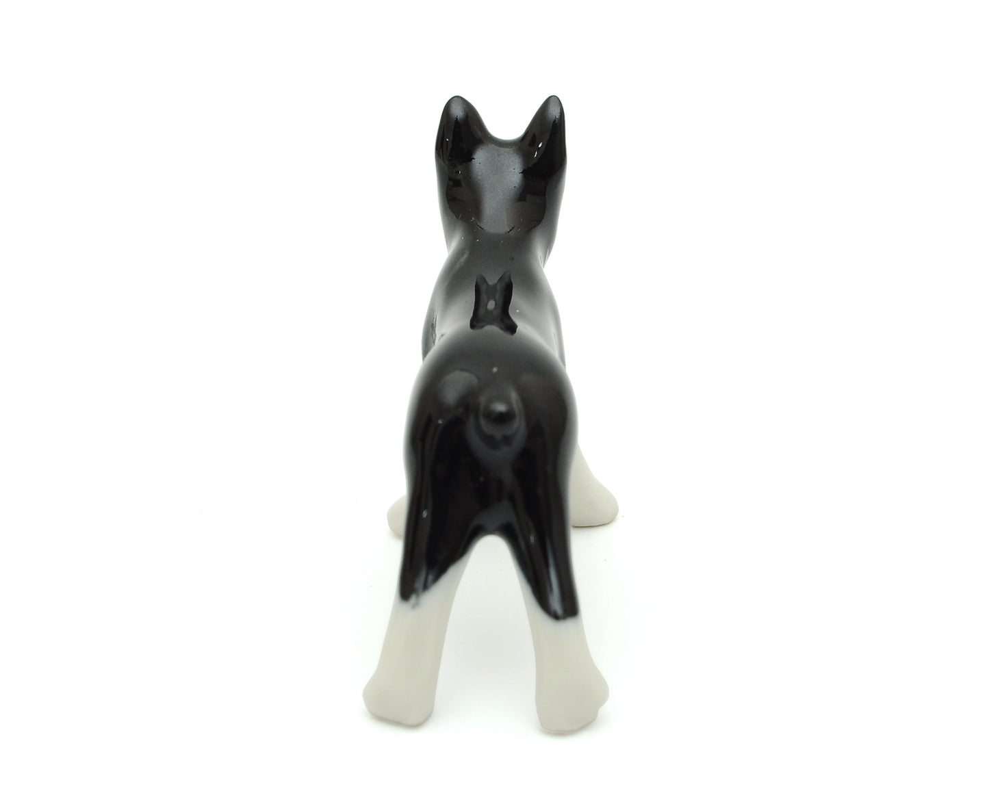 Handmade Miniatures Ceramic French Bulldog Figurine Animals Decor Collection