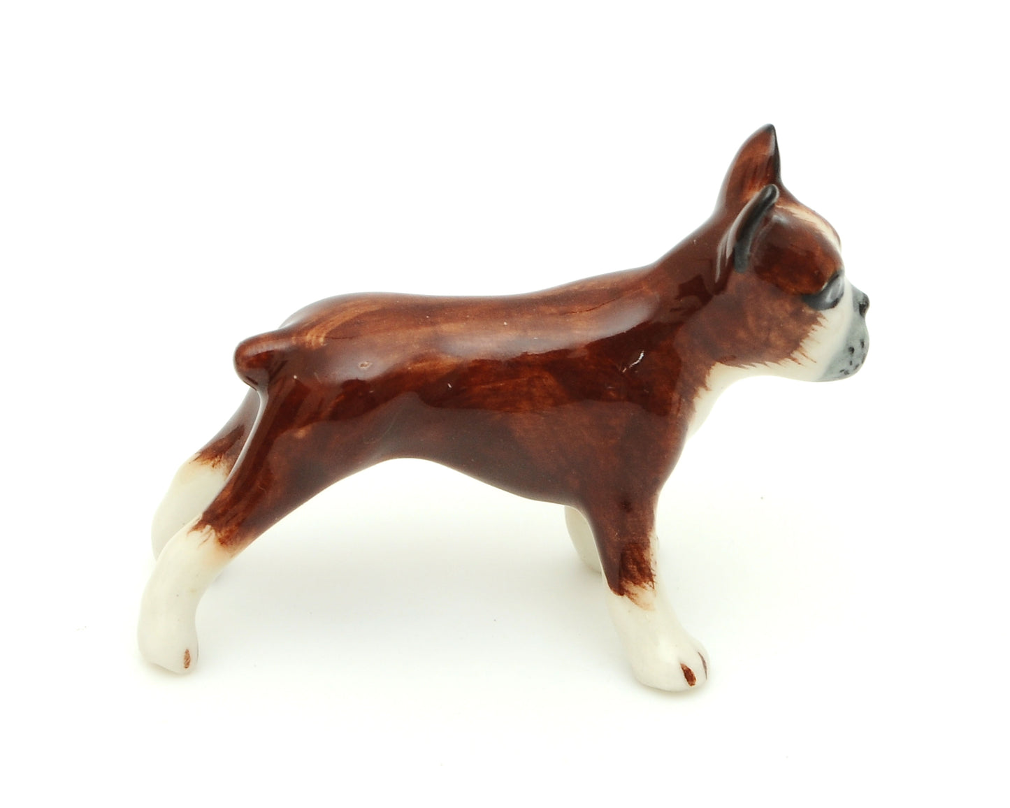 Handmade Miniatures Ceramic French Bulldog Figurine Animals Decor Collection