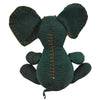Burmese Elephant Stuffed Doll Handmade from Tradtional Myanmar Dress Longyi Toy