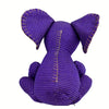Burmese Elephant Stuffed Doll Handmade from Tradtional Myanmar Dress Longyi Toy