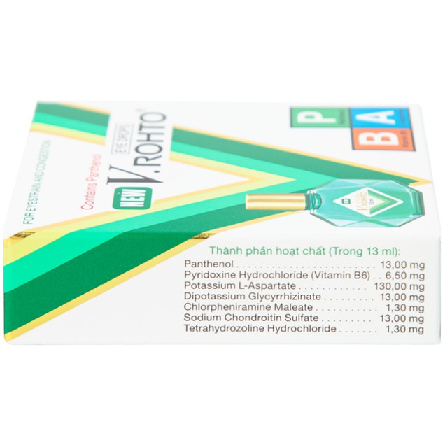NEW V.Rohto Eye Relief Drops for Eyestrain, Congestion, Redness & Fatigue 13ml