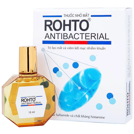 V.Rohto Antibacterial Eye Drops - Relief for Itching, Styes eye & Conjunctivitis