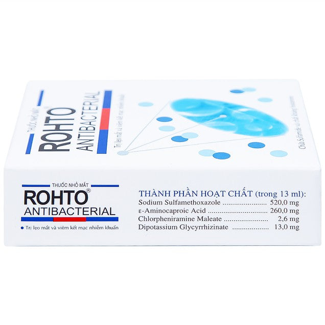 V.Rohto Antibacterial Eye Drops - Relief for Itching, Styes eye & Conjunctivitis