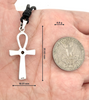 Egyptian Ankh 92.5 Sterling Silver Charm Necklace Pendant Jewelry