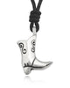 Fashion Cowboy Boots Sterling Silver Pewter Brass Charm Necklace Pendant Jewelry