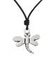 Cute Mini Butterfly Sterling-silver Pewter Brass Charm Necklace Pendant Jewelry