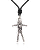 Body With Heart 92.5 Sterling Silver Pewter Brass Charm Necklace Pendant Jewelry