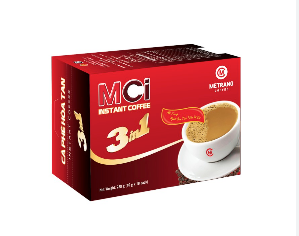 Me Trang Coffee - 3 in 1 Instant Coffee- Vietnamese Coffee 288g (16g x 18 pack)