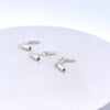 Silver Barrel Beads Leather Cord End Caps For Jewelry Making With Hook Jewelry Making Connector