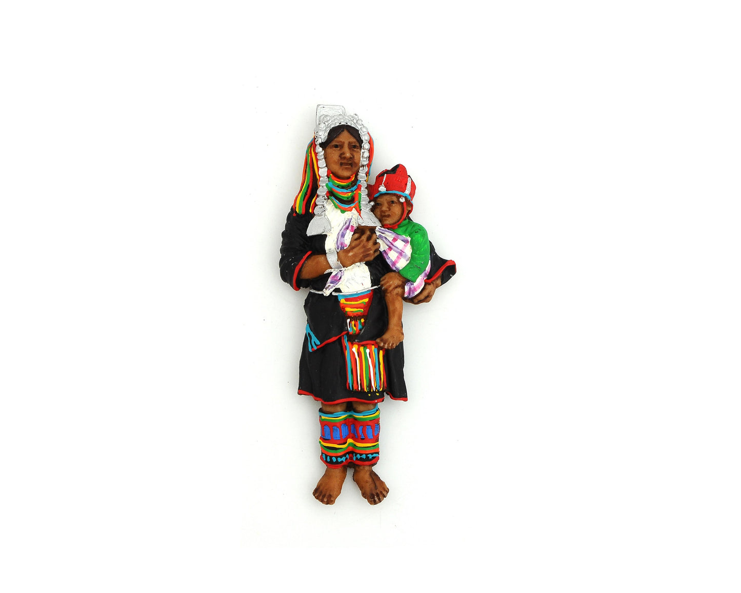 [𝐌𝐞𝐚𝐧𝐢𝐧𝐠𝐟𝐮𝐥 𝐠𝐢𝐟𝐭𝐬] Myanmar Refrigerator Magnets Shaped Like Traditional Ethnic Activities