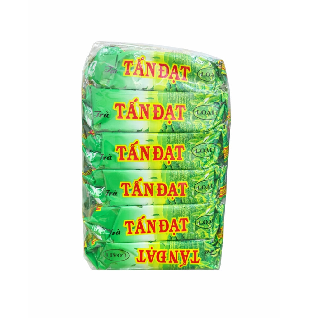 Lot 6/1 Pack Tan Dat Pandan Green Tea Trà Sâm Dứa Tấn Đạt 70g Viet Nam Bao Loc