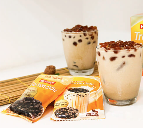 Hillway - Traditional Flavour Bubble Tea (4 packs x 40g, 4 Tapioca Pearls packs x 30g)