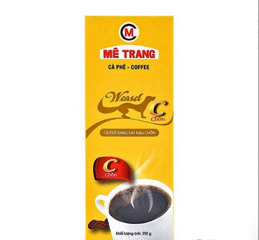 Me Trang Coffee Vietnamese Coffee Weasel, Ocean Blue, MC Clean 250 Grams