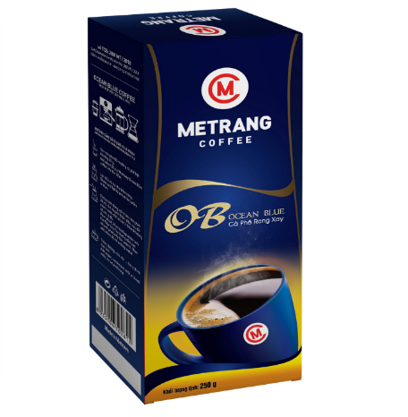 Me Trang Coffee Vietnamese Coffee Weasel, Ocean Blue, MC Clean 250 Grams