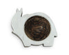 Elephant Shaped Palm Wood Tealight Candle Holder White Mother of Pearl Inlay