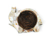 Elephant Shaped Palm Wood Tealight Candle Holder White Mother of Pearl Inlay