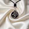 Fashionable Om Ohm 92.5 Sterling Silver Charm Necklace Pendent Jewelry