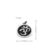 Fashionable Om Ohm 92.5 Sterling Silver Charm Necklace Pendent Jewelry
