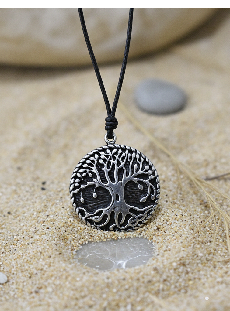 Celtic Tree Of Life 92.5 Sterling Silver Pewter Brass Necklace Pendant Jewelry