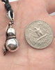 Japanese Dragon Calabash Yin Yang Silver Pendan Necklace Pendant Jewelry