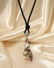 Japanese Dragon Calabash Yin Yang Silver Pendan Necklace Pendant Jewelry