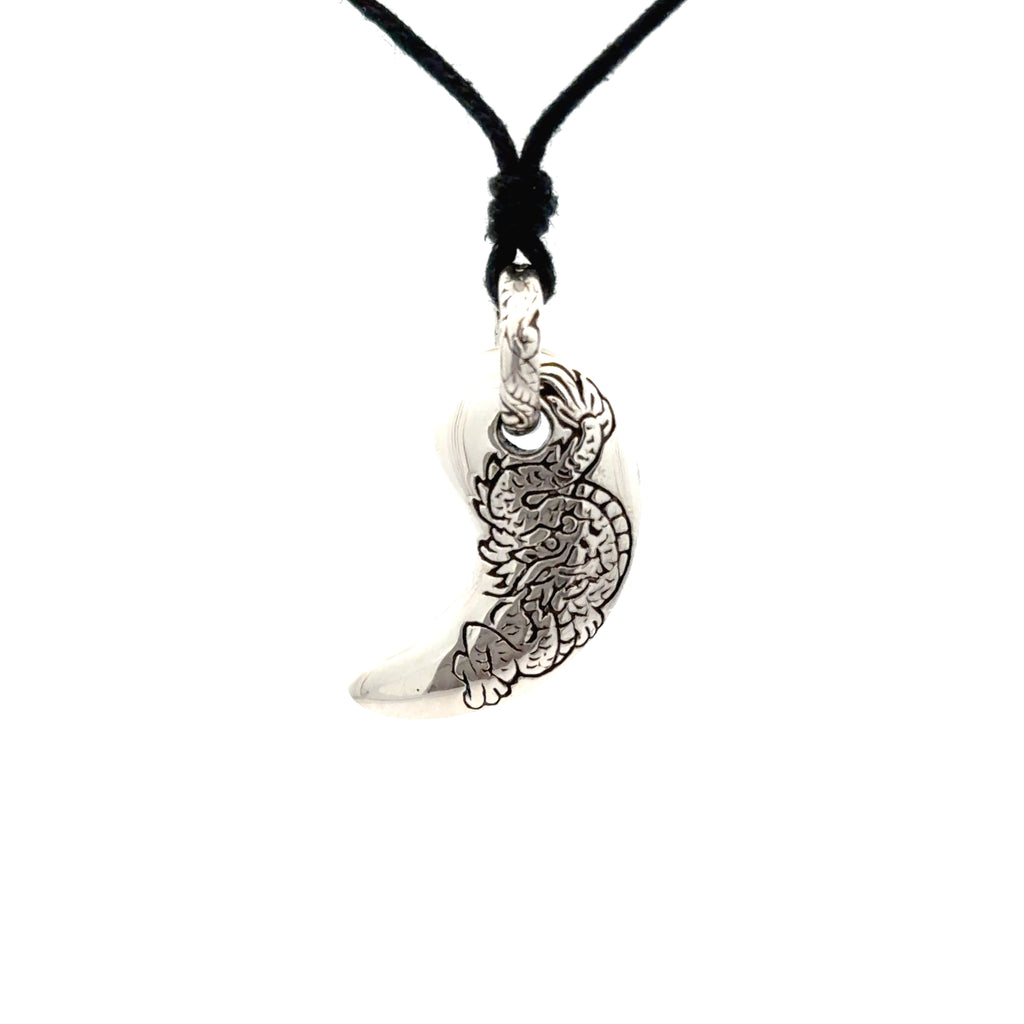 Yin Yang Japanese 92.5 Sterling Silver Gold Brass Charm Necklace Pendant Jewelry