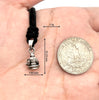 Happy Smile Buddha 92.5 Sterling Silver Brass Charm Necklace Pendant Jewelry