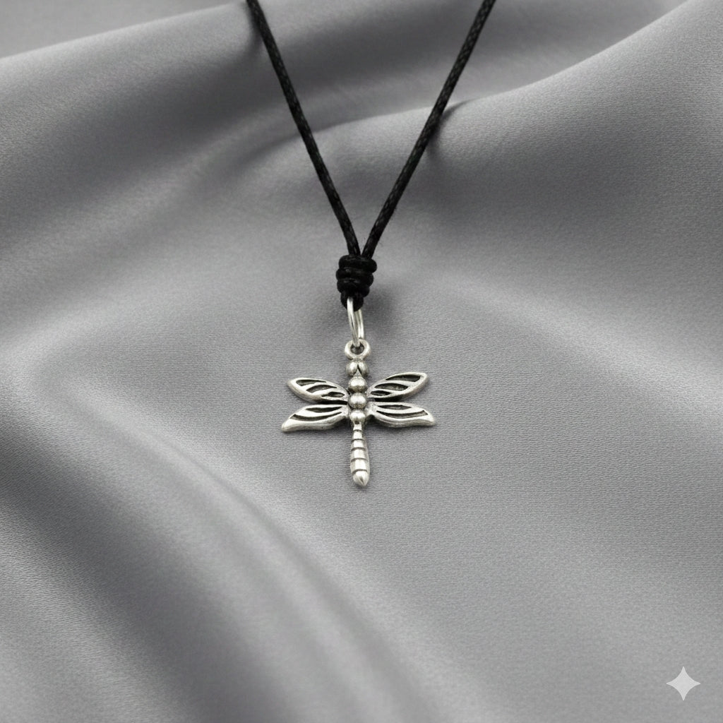 Small Dragonfly Sterling Silver Pewter Brass Charm Necklace Pendant Jewelry (Copy)
