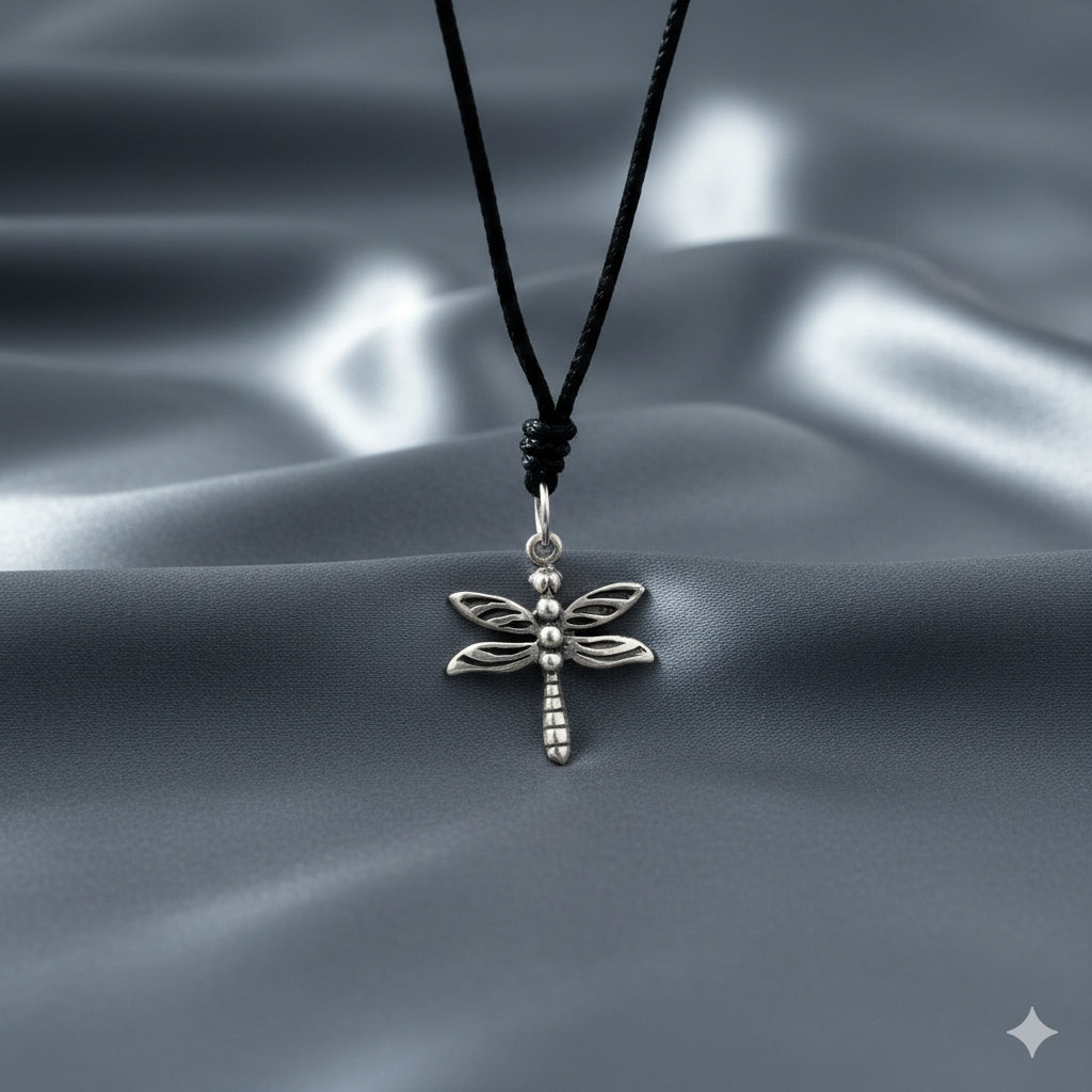 Small Dragonfly Sterling Silver Pewter Brass Charm Necklace Pendant Jewelry (Copy)