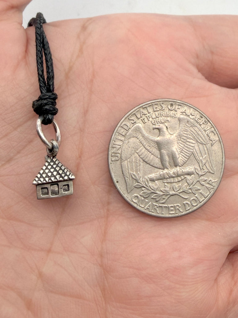 Sweet Mini Home 92.5 Sterling-silver Brass Necklace Pendant Jewelry