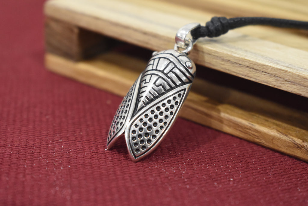Cicada 92.5 Sterling-silver Silver Pewter Gold Brass Charm Necklace Pendant Jewelry