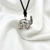 Elephant 92.5 Sterling Silver Charm Necklace Pendant Jewelry