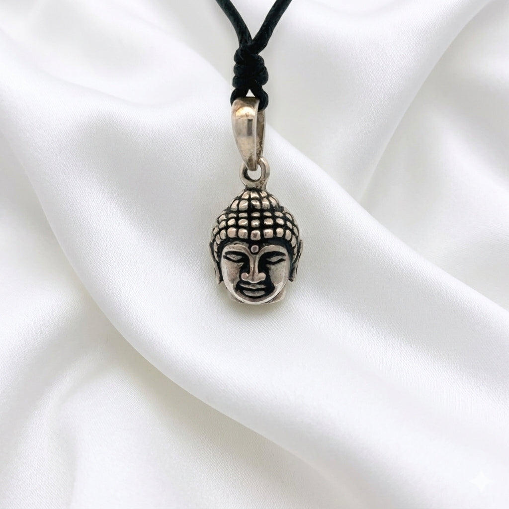 Unique Buddha Sterling-silver Pewter Brass Charm Necklace Pendant Jewelry