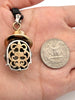 Clown Mime Circus Art 92.5 Sterling Silver Charm Necklace Pendent Jewelry