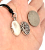 Handcrafted Lockets Ornate Heart Oval, triangle Design, Openable Keepsake 92.5 Sterling Silver Necklace Pendant Jewelry