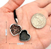 Handcrafted Lockets Ornate Heart Oval, triangle Design, Openable Keepsake 92.5 Sterling Silver Necklace Pendant Jewelry
