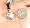 Handcrafted Lockets Ornate Heart Oval, triangle Design, Openable Keepsake 92.5 Sterling Silver Necklace Pendant Jewelry