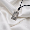 Rectangle Chinese Zodiac Sterling Silver Pewter Brass Necklace Pendant Jewelry