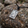 Rectangle Chinese Zodiac Sterling Silver Pewter Brass Necklace Pendant Jewelry