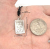 Rectangle Chinese Zodiac Sterling Silver Pewter Brass Necklace Pendant Jewelry
