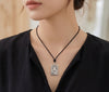 Rectangle Chinese Zodiac Sterling Silver Pewter Brass Necklace Pendant Jewelry