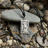 Rectangle Chinese Zodiac Sterling Silver Pewter Brass Necklace Pendant Jewelry