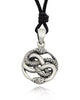 Ouroboros Snake 92.5 Sterling Silver Pewter Brass Charm Necklace Pendant Jewelry