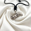 Vintage Golf Club Bag Charm 92.5 Sterling Silver Necklace Pendant Jewelry