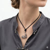 925 Sterling Silver Designer Textured Rooster Movement Pendant