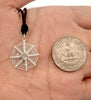Filigree Spider In Web 92.5 Sterling Silver Charm Pendant Jewelry