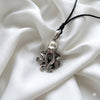 Sea Octopus 92.5 Sterling Silver Charm Necklace Pendant Jewelry