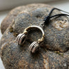 Headphone 92.5 Sterling Silver Charm Necklace Pendant Jewelry